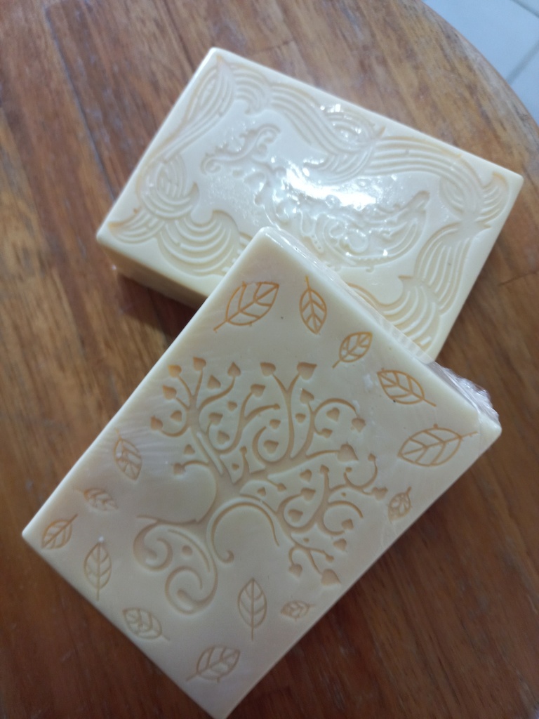 JABON RECTANGULAR LABRADO NARANJA 100gr