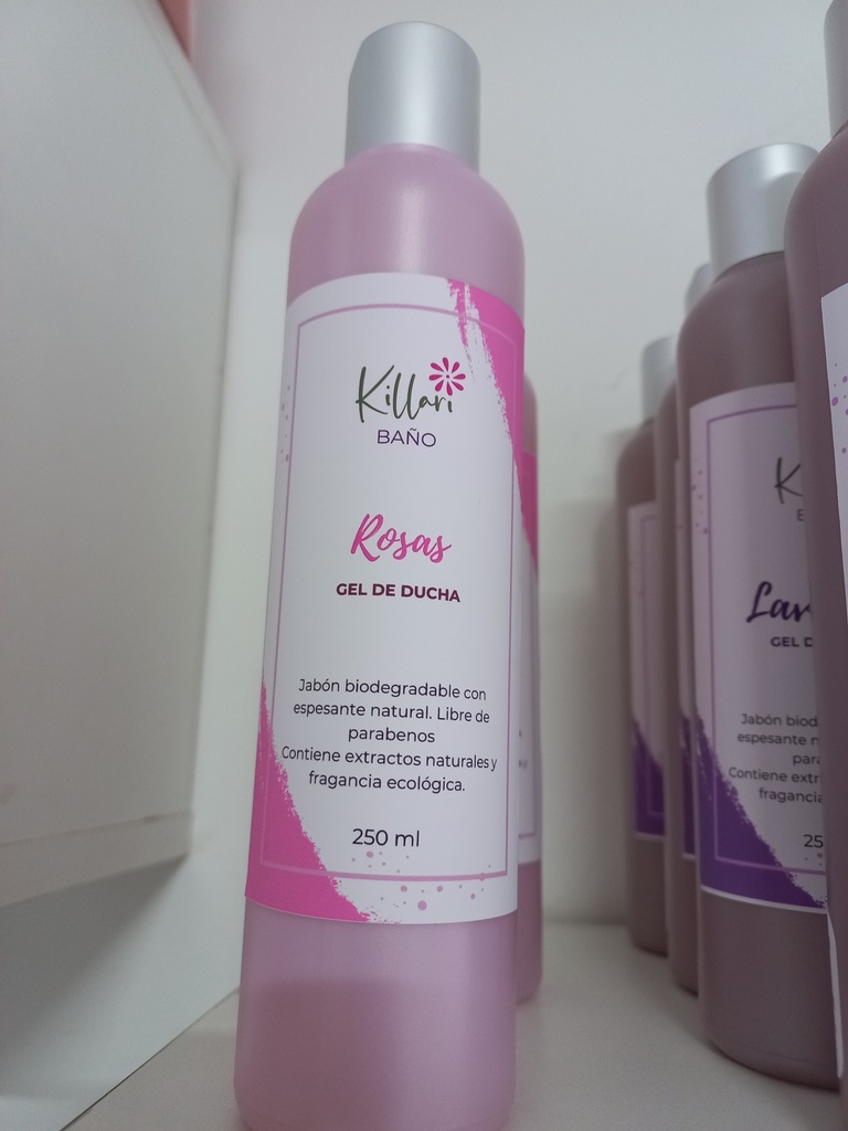 Gel de ducha rosas